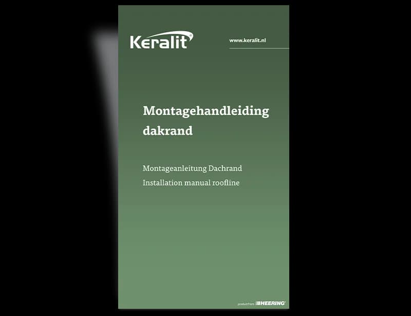 Keralit montagehandleiding dakrandpanelen