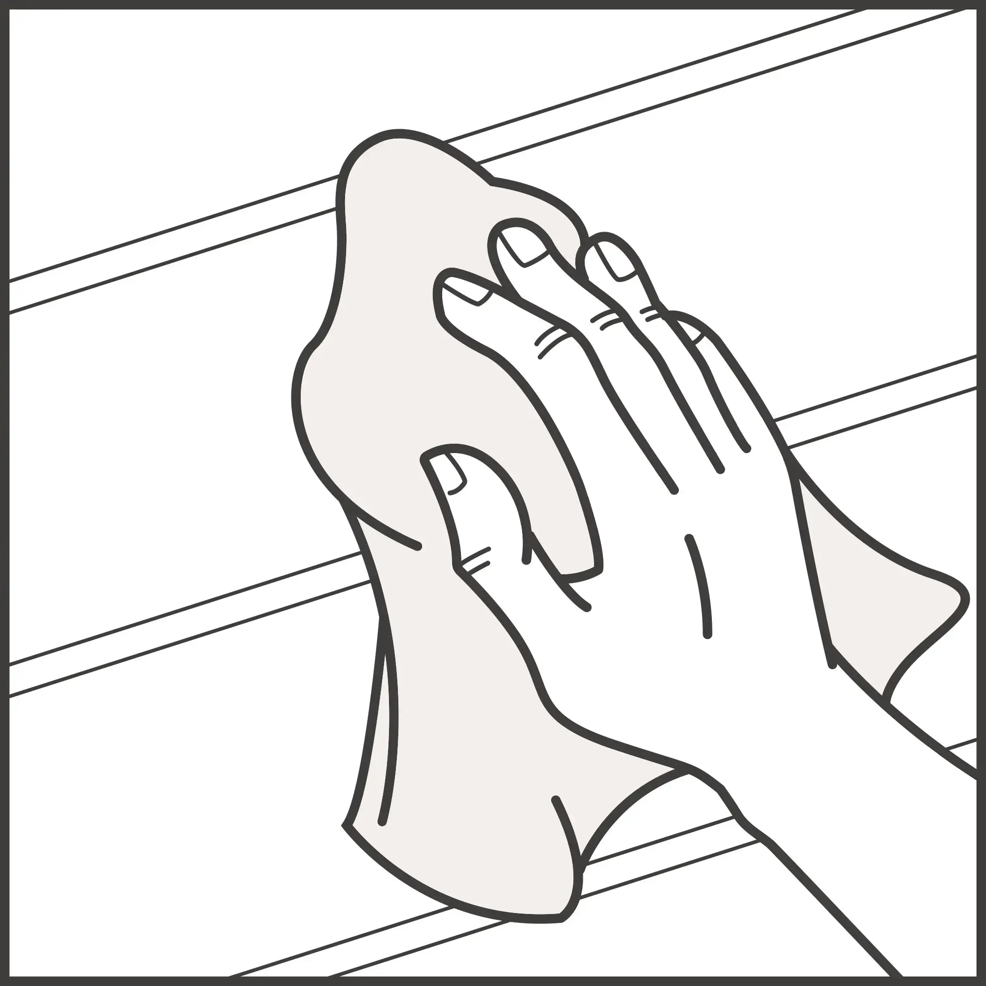 Keralit reinigen stap 4