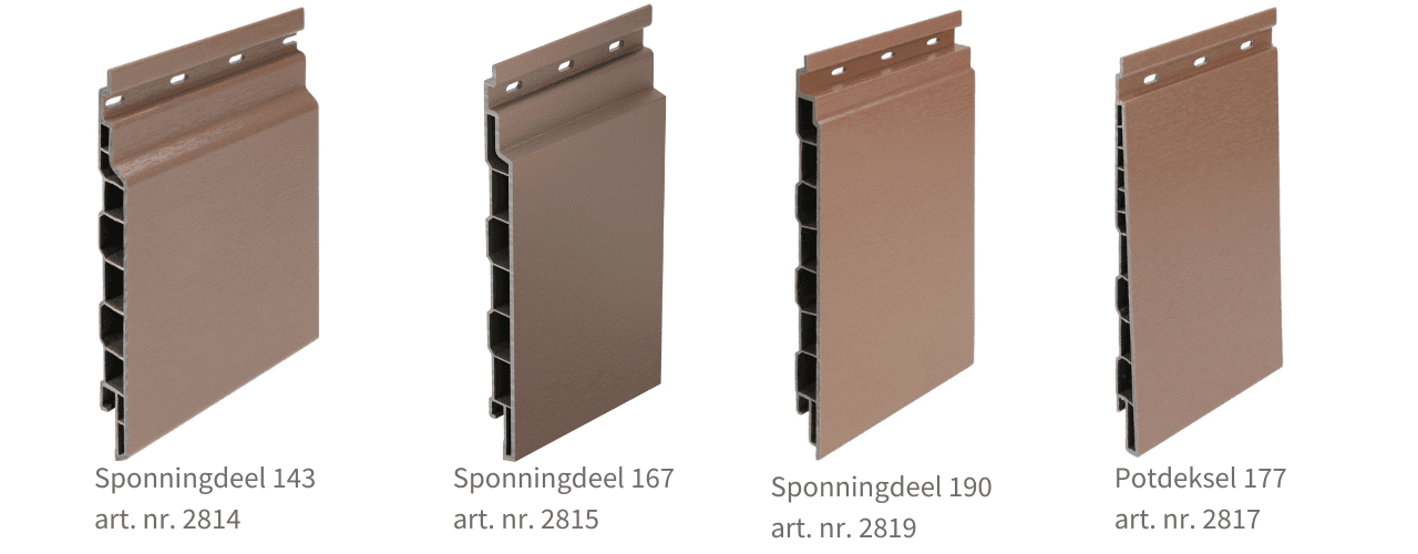 Keralit gevelpanelen - alle modellen